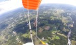 Lustiges Video : Beim Fallschirmspringen als plötzlich