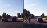 Movie : Betrunkener Radfahrer wird “rausgeworfen”