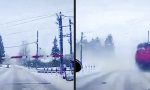 Lustiges Video : Der zuverlässigste Bahnübergang der Welt