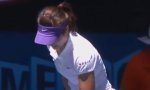 Unglaublicher Aufschlag beim Tennis