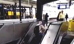 Der Mann und die Rolltreppe