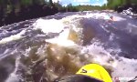 Funny Video - Strudel verschluckt Kayak Fahrer