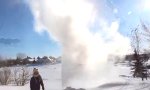 Lustiges Video : Wassersprinkler bei -48 Grad Celsius