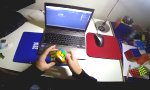 Lustiges Video : Rubiks Cube in 4,21 Sekunden