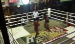 Seltsam wilder Kickbox-Fight