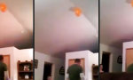 So holt man einen Ballon von der Decke