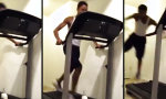 Funny Video : Erstes mal auf dem Laufband