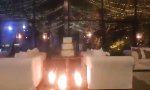 Lustiges Video : Hochzeitstorte mit Sporteinlage