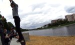 Lustiges Video : Knapper Backflip