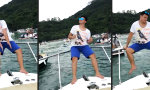 Sexy Tanz auf dem Boot