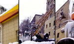 Funny Video : Kurz den “kleinen” Eiszapfen entfernen