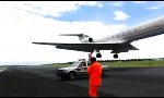 Funny Video : Landebahn reparieren während Flugzeug landet
