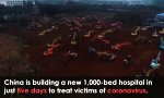 Funny Video : China will Krankenhaus in zwei Wochen bauen