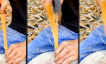 Milimeterarbeit beim Besenmacher
