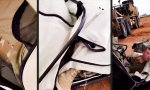 Funny Video : Wie von der Tarantel gestochen