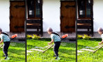 Lustiges Video - Leben im Grünen beruhigt, sagten sie