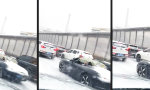 Lustiges Video : Cabrio im Schnee