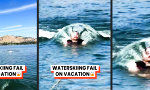 Lustiges Video : Unterwasser-Ski