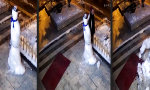 Lustiges Video : Karma tritt zurück