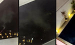 Feuerwerk vom Balkon - Immer eine gute Idee